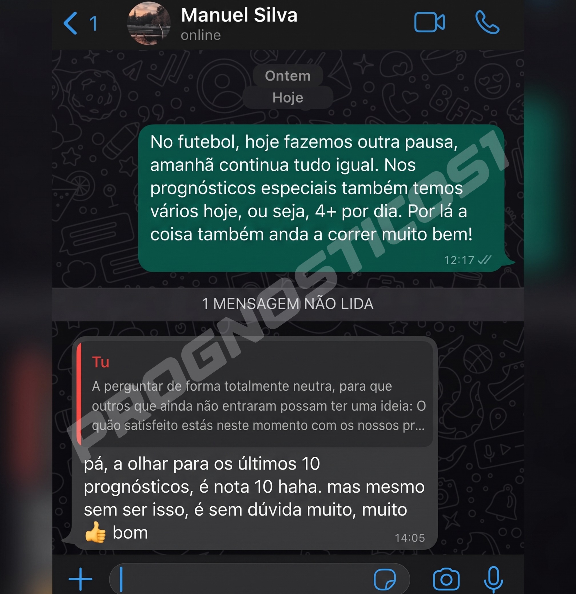 Prova de clientes